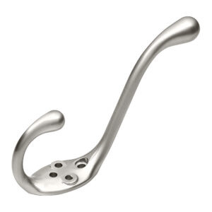 Coat Hook 125mm Brushed Satin Nickel Pull