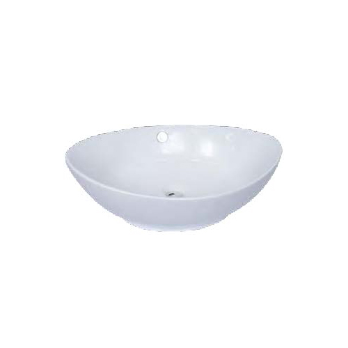 Vitreous China Vessel Above Counter Bathroom Sink - 22 3/4" x 14 3/4" x 7 1/2"