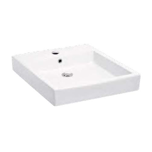 Vitreous China Vessel Above Counter Bathroom Sink - 18 1/4" x 18 1/4" x 3 1/2"